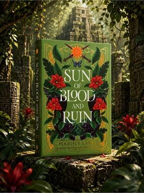 FairyLoot Special Edition Sun of Blood and Ruin Hardcover by Mariely Lares